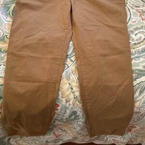 Chino Khaki Crop Pants
